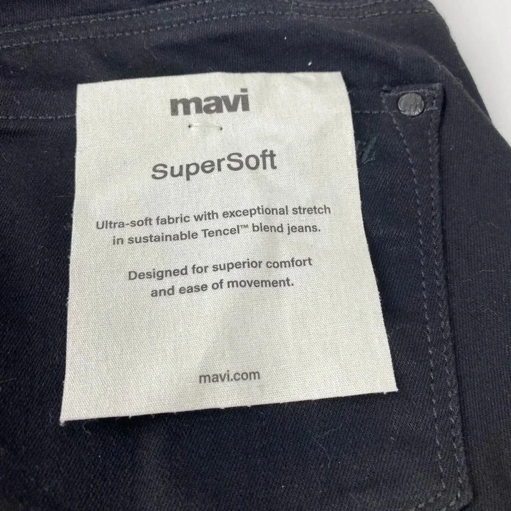 Mavi Womens Jeans Alissa High-Rise Super Skinny Black 24x28 NWT